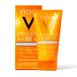 Vichy Capital Soleil SPF60 5oz Face & Body Anti-Aging Sunscreen UVA UVB …